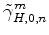 $\displaystyle \tilde{\gamma}_{H,0,n}^m$