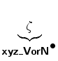 $\displaystyle \underbrace{\zeta }_{ \mbox{{\cmssbx xyz\_VorN}}^{\mbox{$\bullet$}} }$